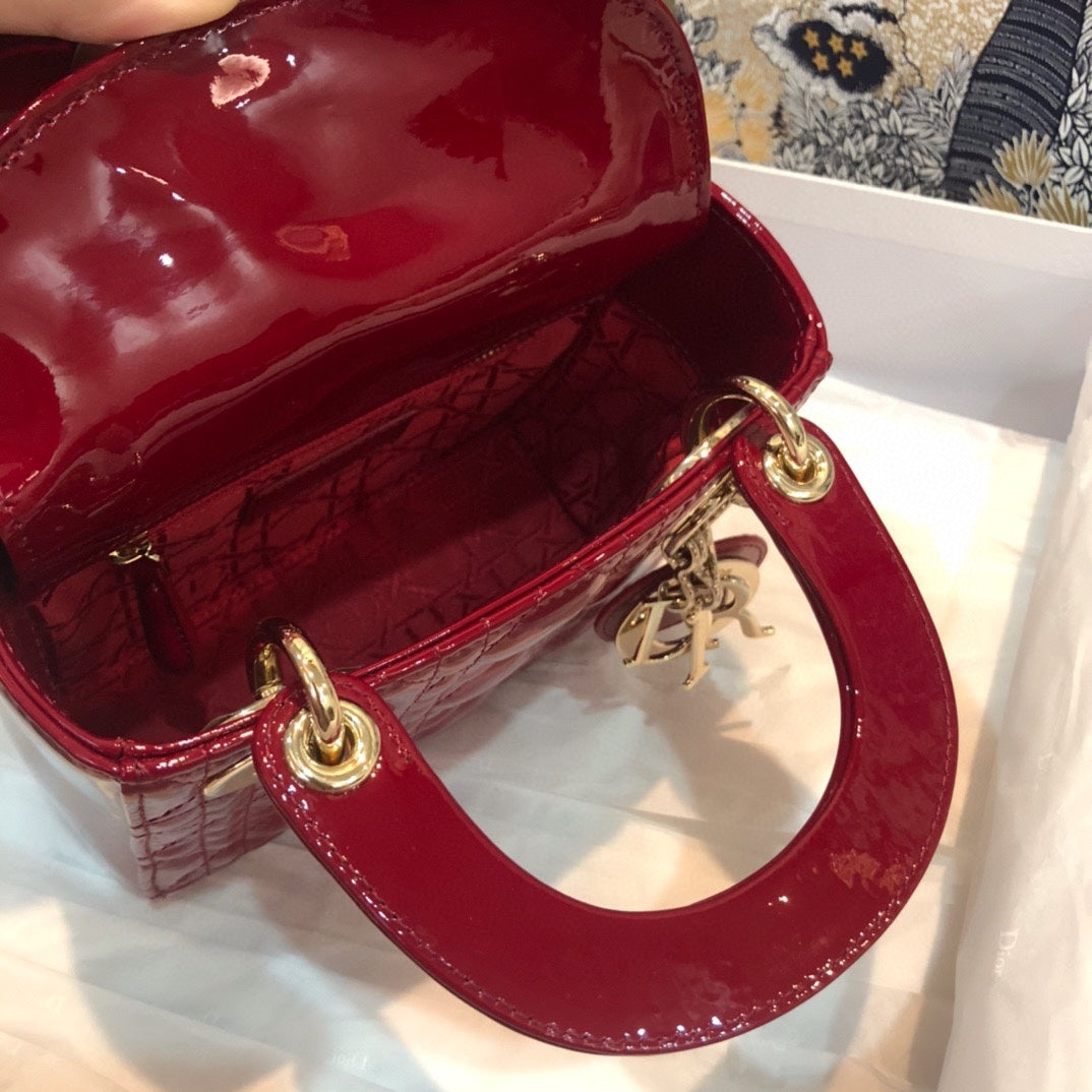 MINI LADY 17 MY ABC RED CALFSKIN mysite