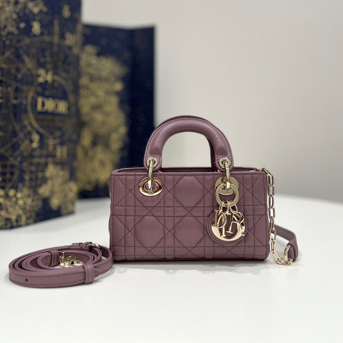 LADY D-JOY 16 MICRO PURPLE LAMBSKIN mysite