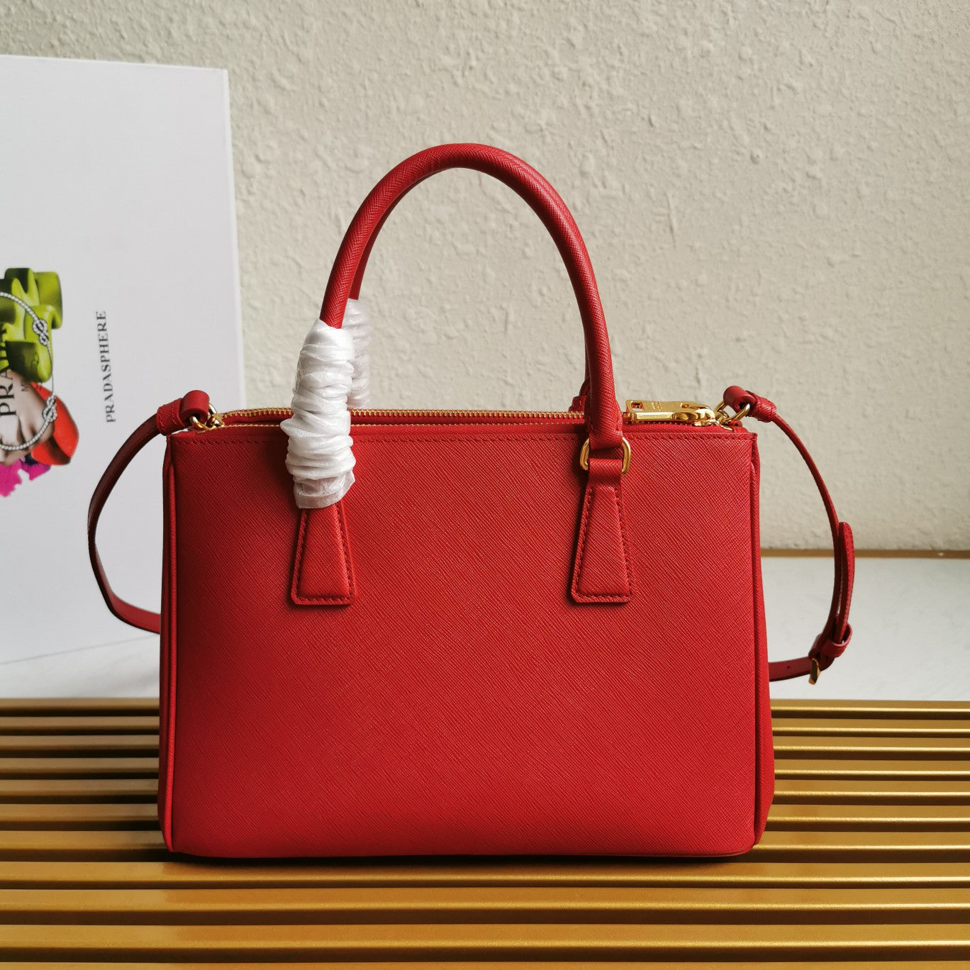 MEDIUM GALLERIA 28 RED SAFFIANO LEATHER mysite