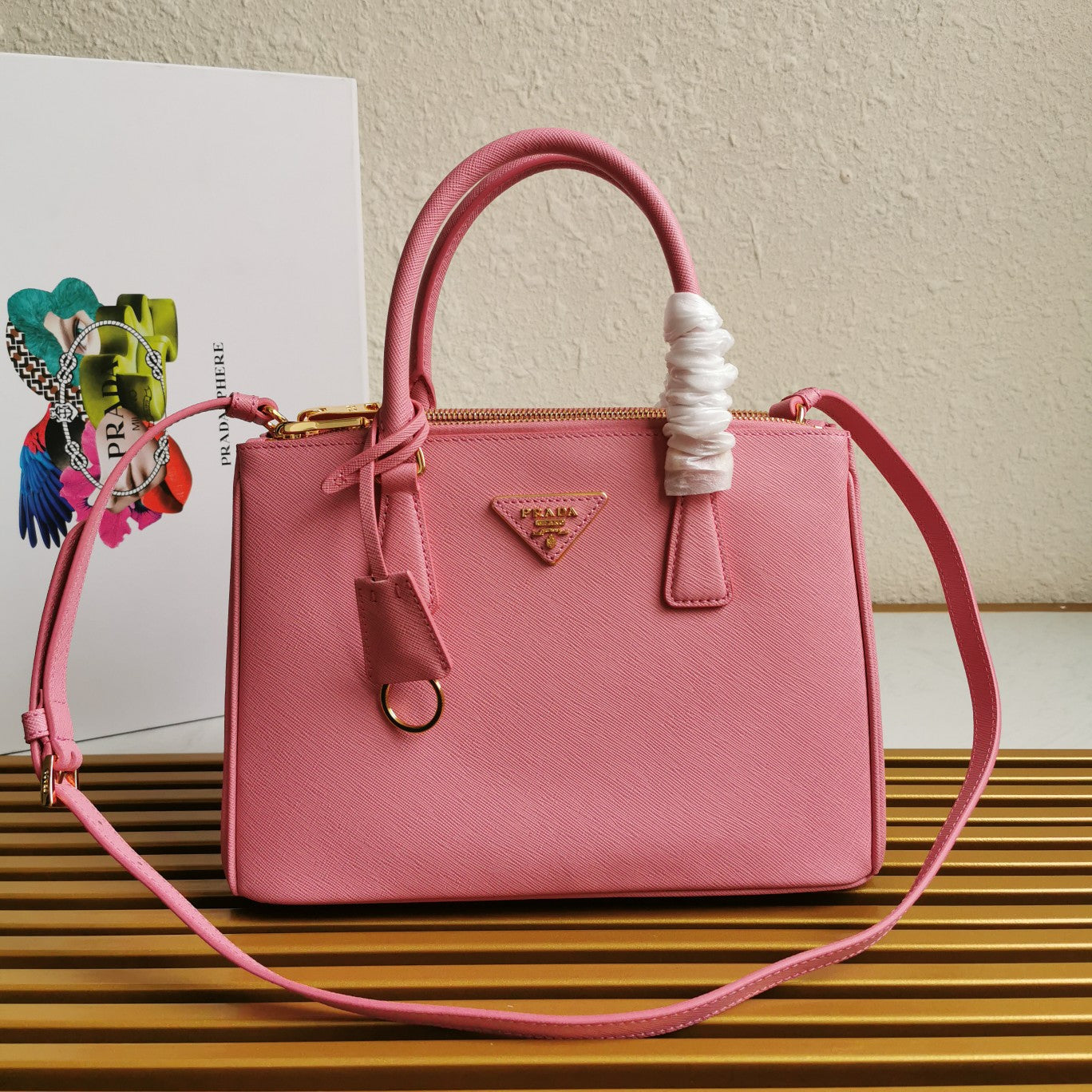 MEDIUM GALLERIA 28 PINK SAFFIANO LEATHER mysite