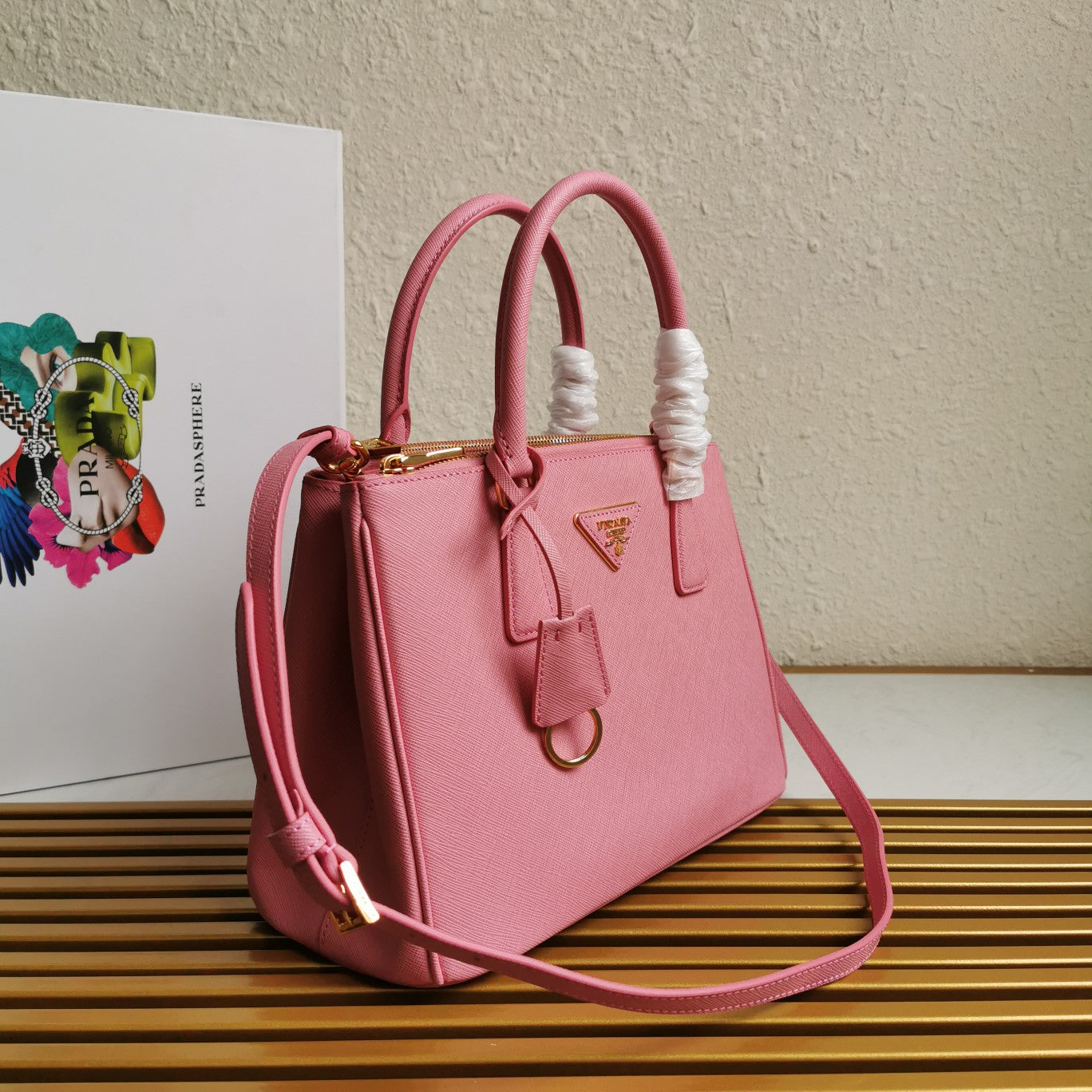 MEDIUM GALLERIA 28 PINK SAFFIANO LEATHER mysite
