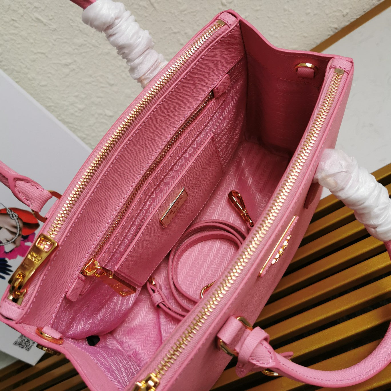 MEDIUM GALLERIA 28 PINK SAFFIANO LEATHER mysite