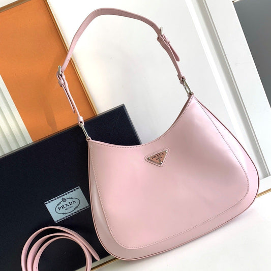 CLEO 30 PINK BRUSHED LEATHER SHOULDER BAG mysite