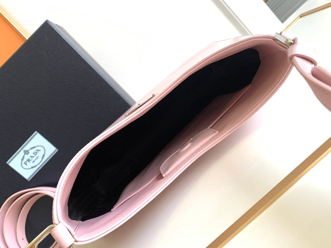 CLEO 30 PINK BRUSHED LEATHER SHOULDER BAG mysite