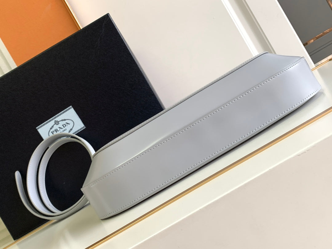 CLEO 30 GREY BRUSHED LEATHER SHOULDER BAG mysite