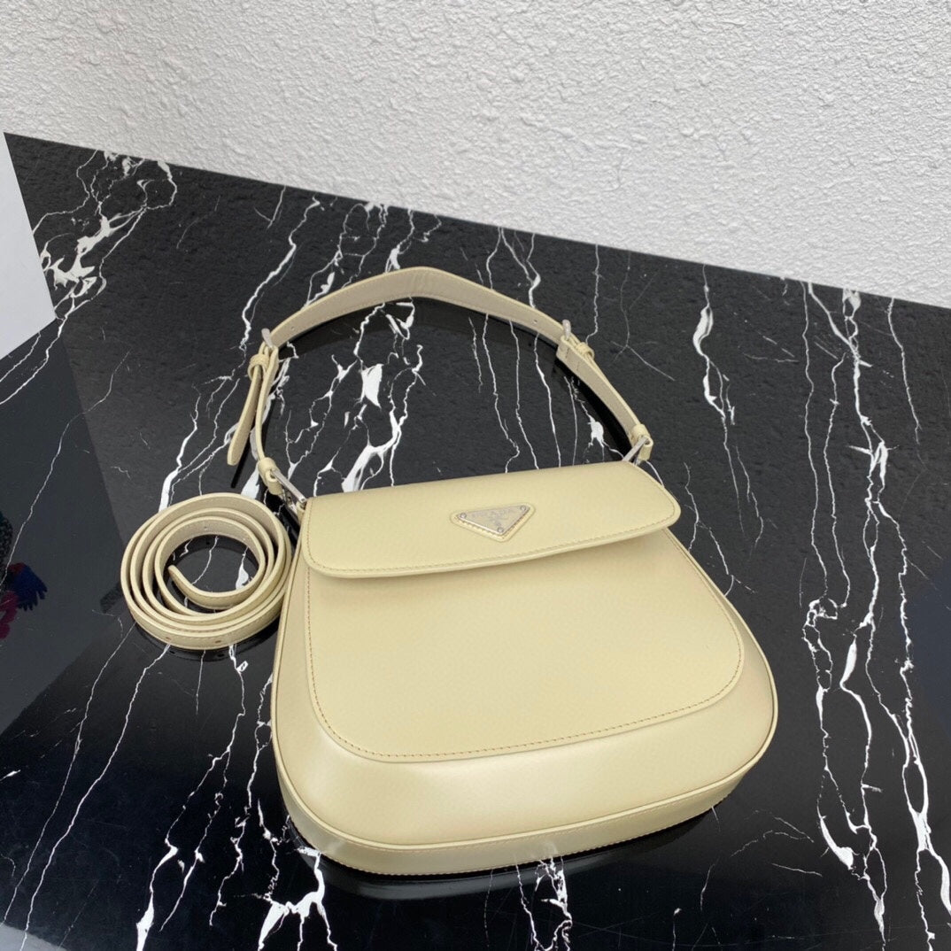 CLEO 24 BEIGE BRUSHED LEATHER SHOULDER BAG mysite