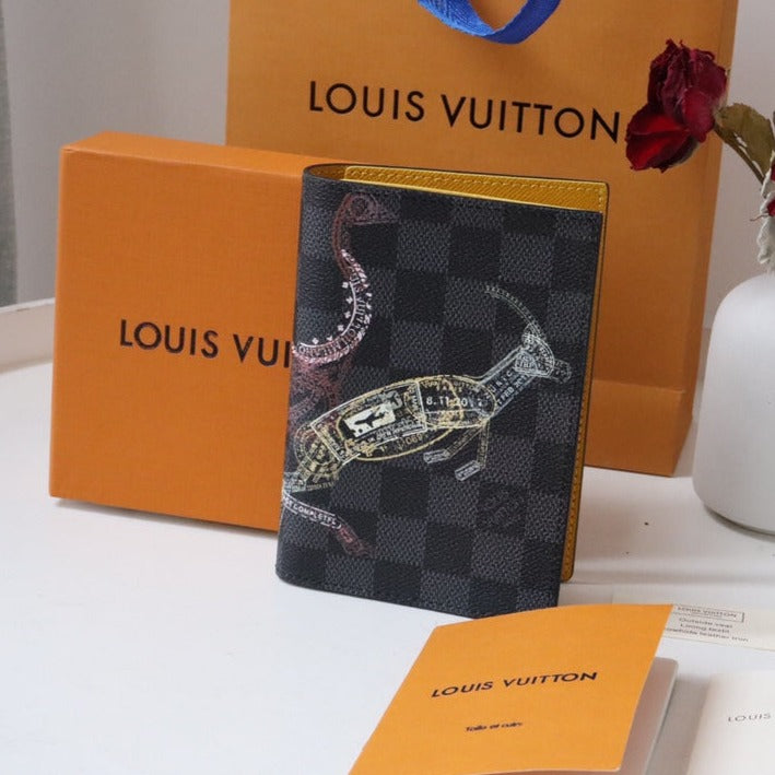 PASSPORT COVER 14 BLACK CANVAS mysite