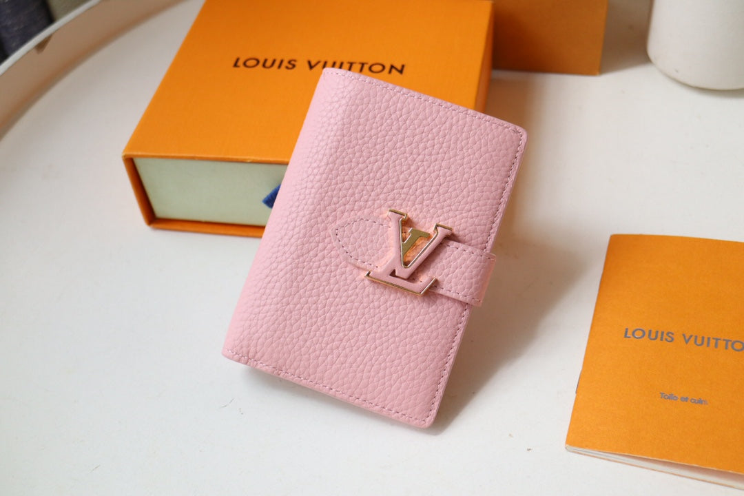 VERTICAL COMPACT WALLET PINK CAPUCINES mysite