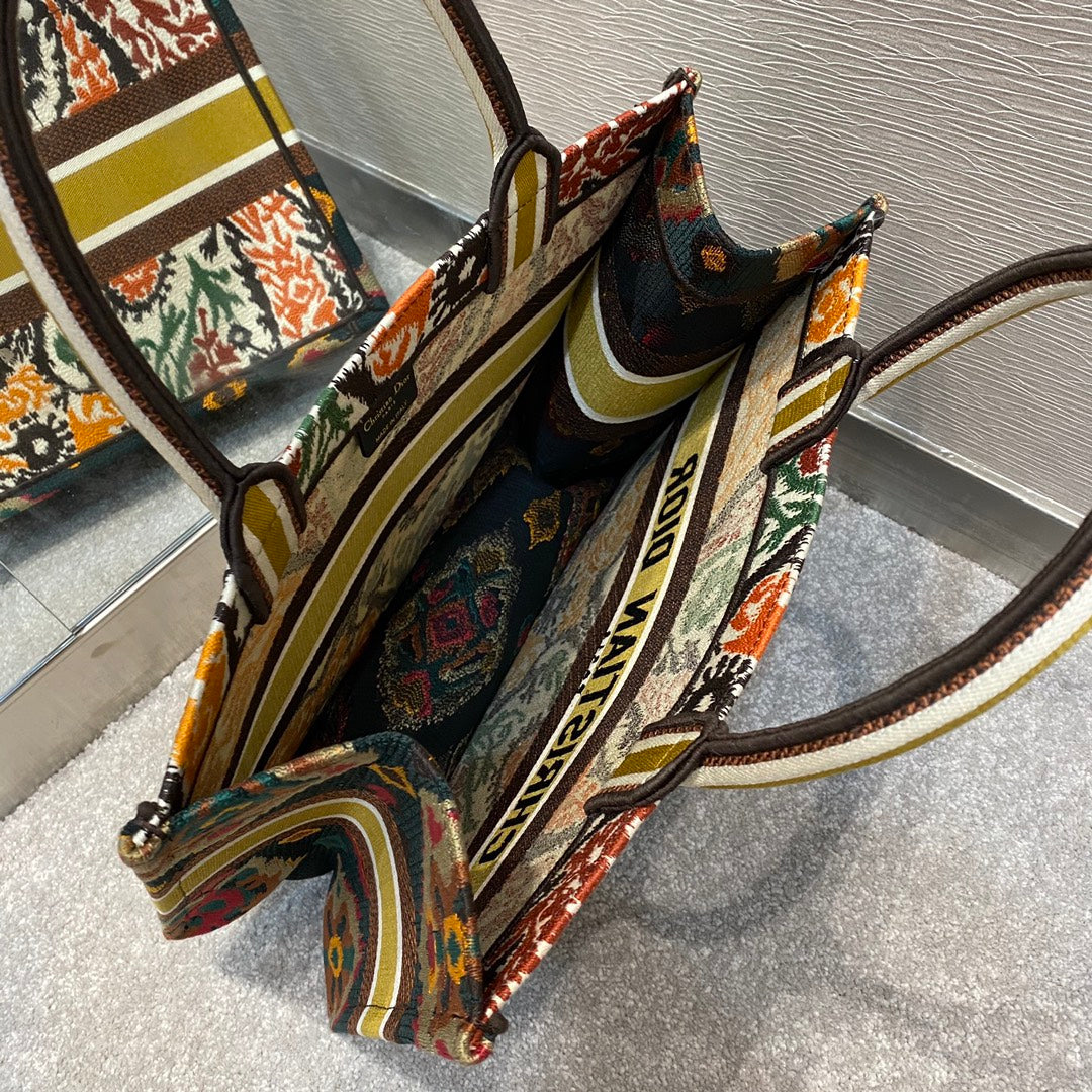 SMALL BOOK TOTE BAG 36 YELLOW MULTICOLOR mysite