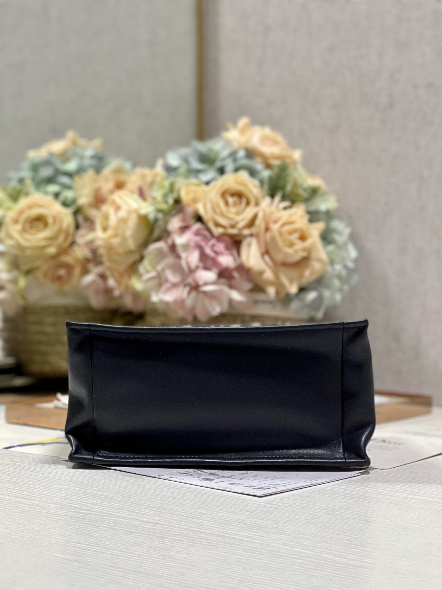 CD SMALL BOOK TOTE 26 BLUE OBLIQUE EMBROIDERY mysite