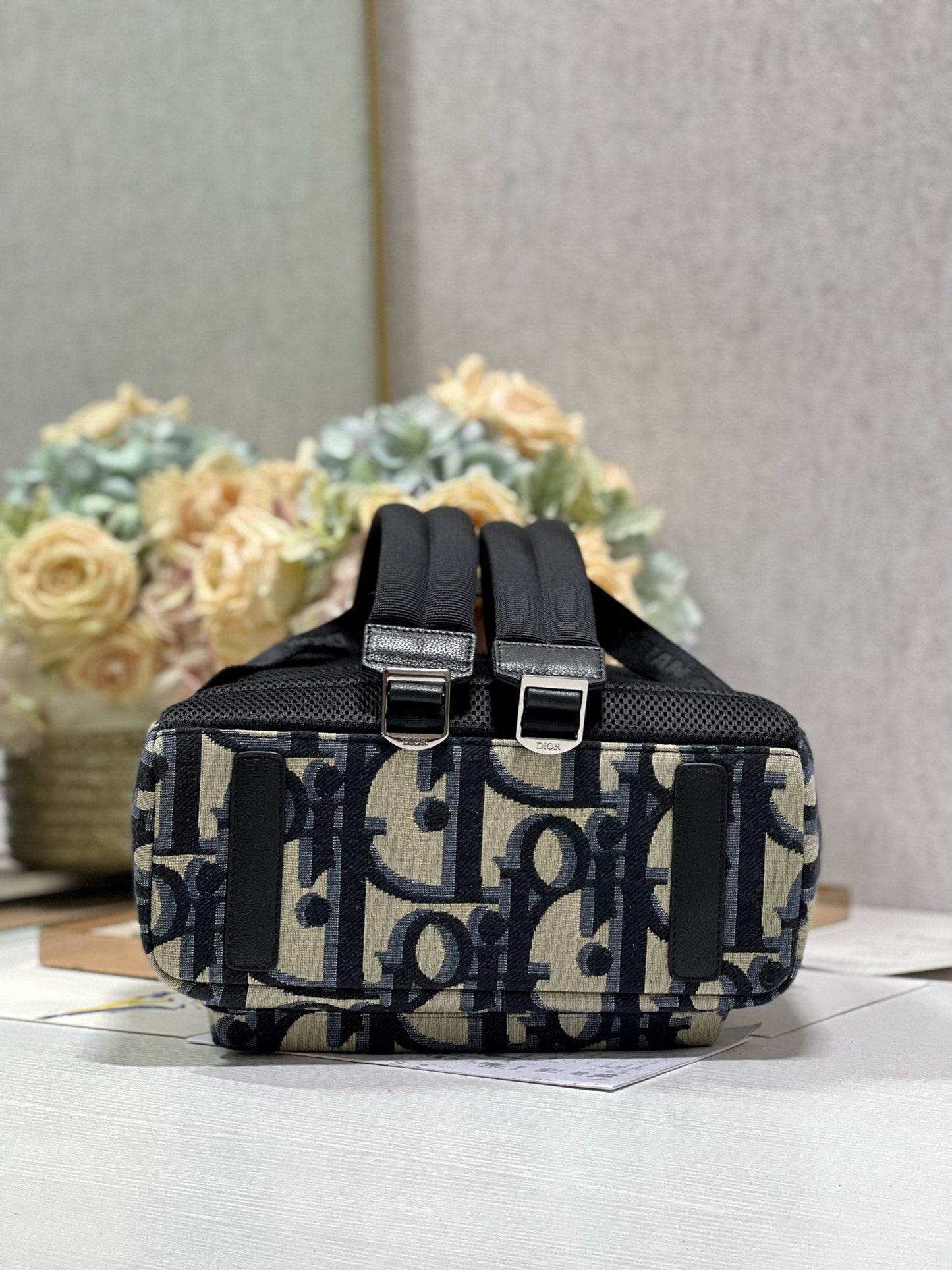 RIDER BACKPACK WHITE OBLIQUE JACQUARD mysite