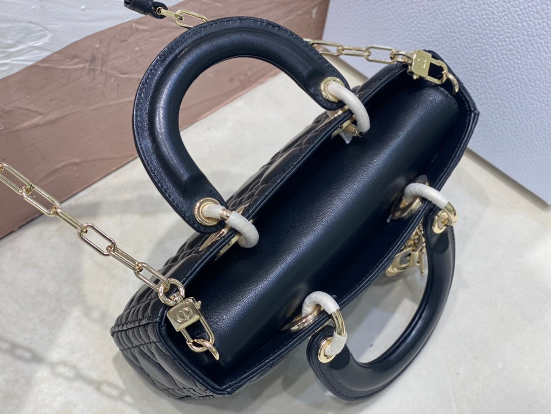 SMALL LADY D-JOY 22 BLACK LAMBSKIN mysite