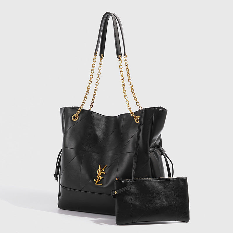 YSL  Jamie 4.3 large pochon leather Tote bag 34x10x33cm mysite