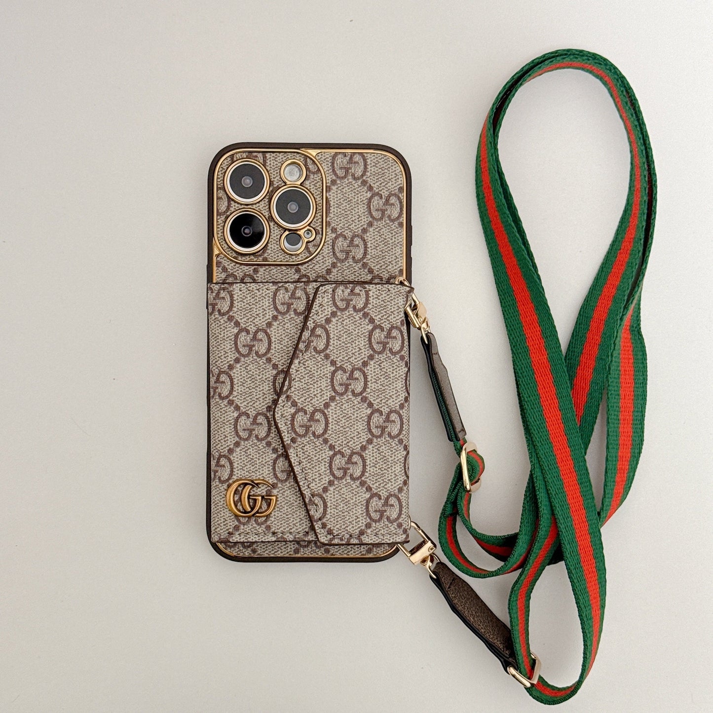 Luxury Monogram Canvas Leather Card Holder iPhone Cases mysite