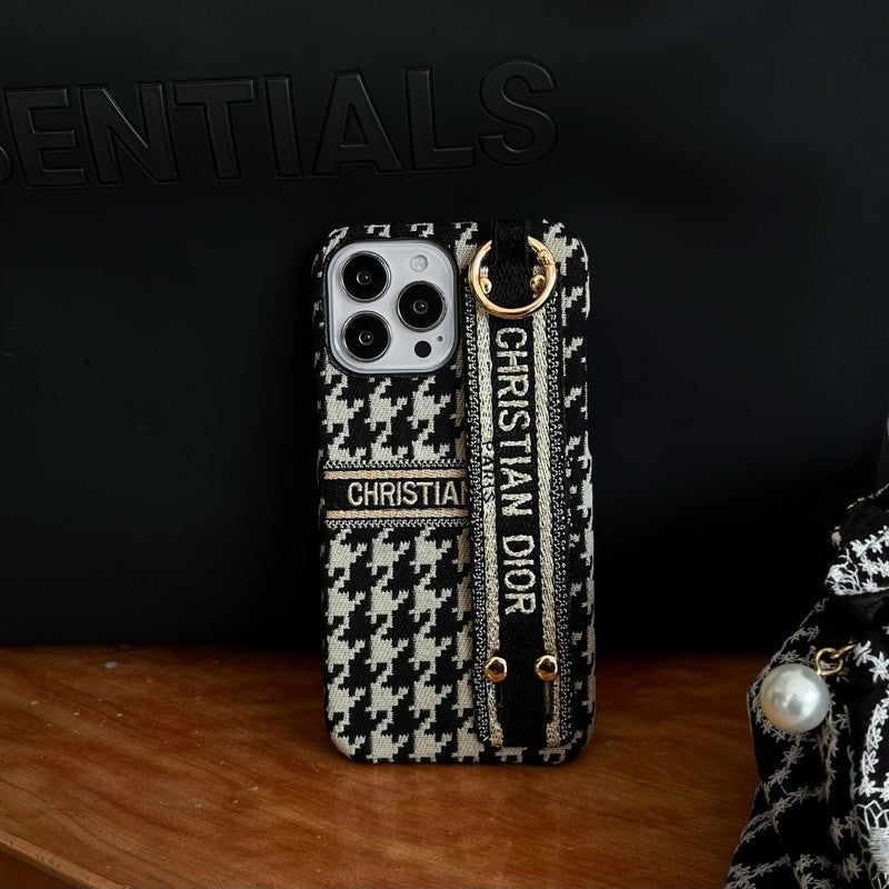CD Houndstooth Wristband iPhone Case mysite