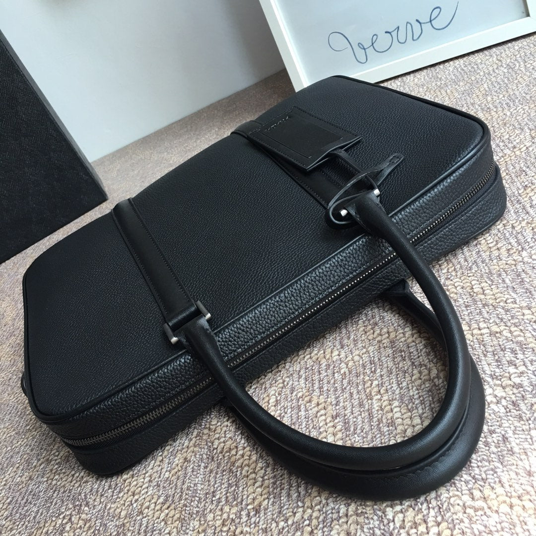 WORK BAG 36 IN BLACK GRAINED CALFSKIN mysite