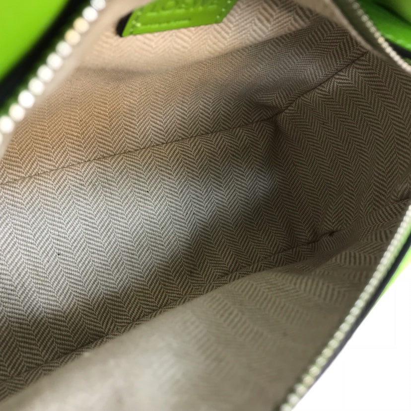 LOE MINI 18 PUZZLE BAG IN EMERALD GREEN CALFSKIN mysite