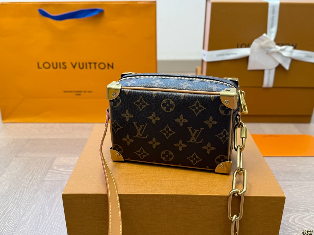 Louis Vuitton LV Soft Trunk Box Bag Satchel 18x12cm mysite