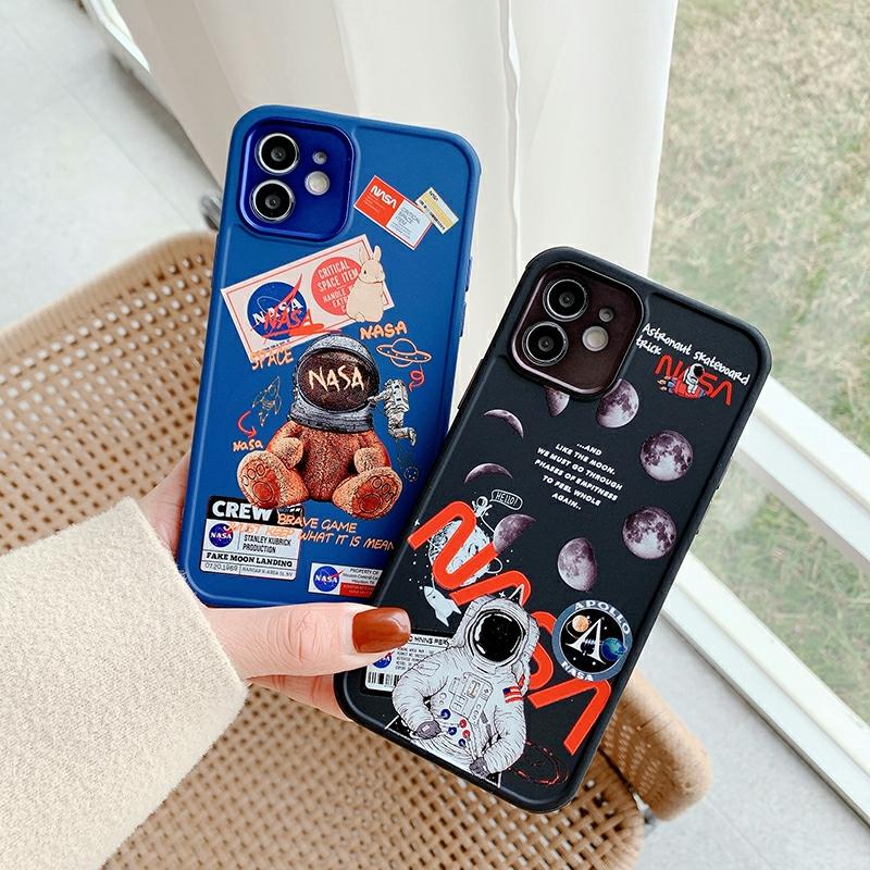 Blue Astronaut Bear iPhone Case mysite