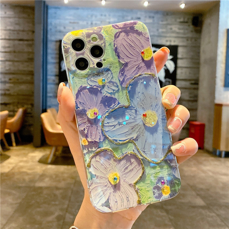iPhone Case|Vintage Oil Painting Flower mysite