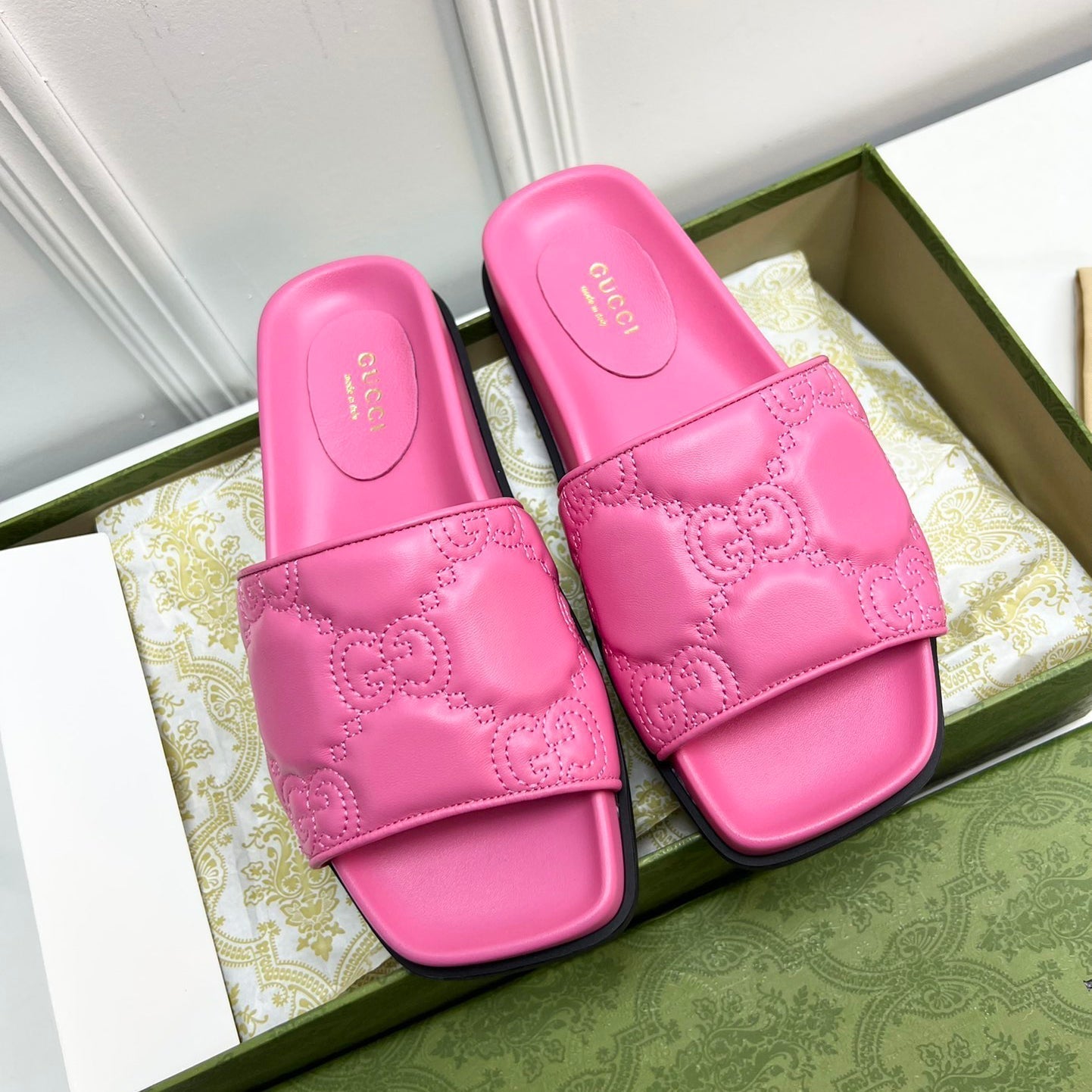 Trendy Embossed Flat Slippers mysite