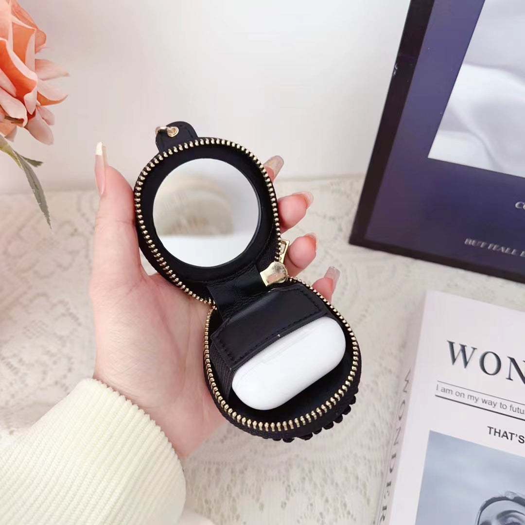 LUXURY CHANEL Airpods Case With Mirror mysite