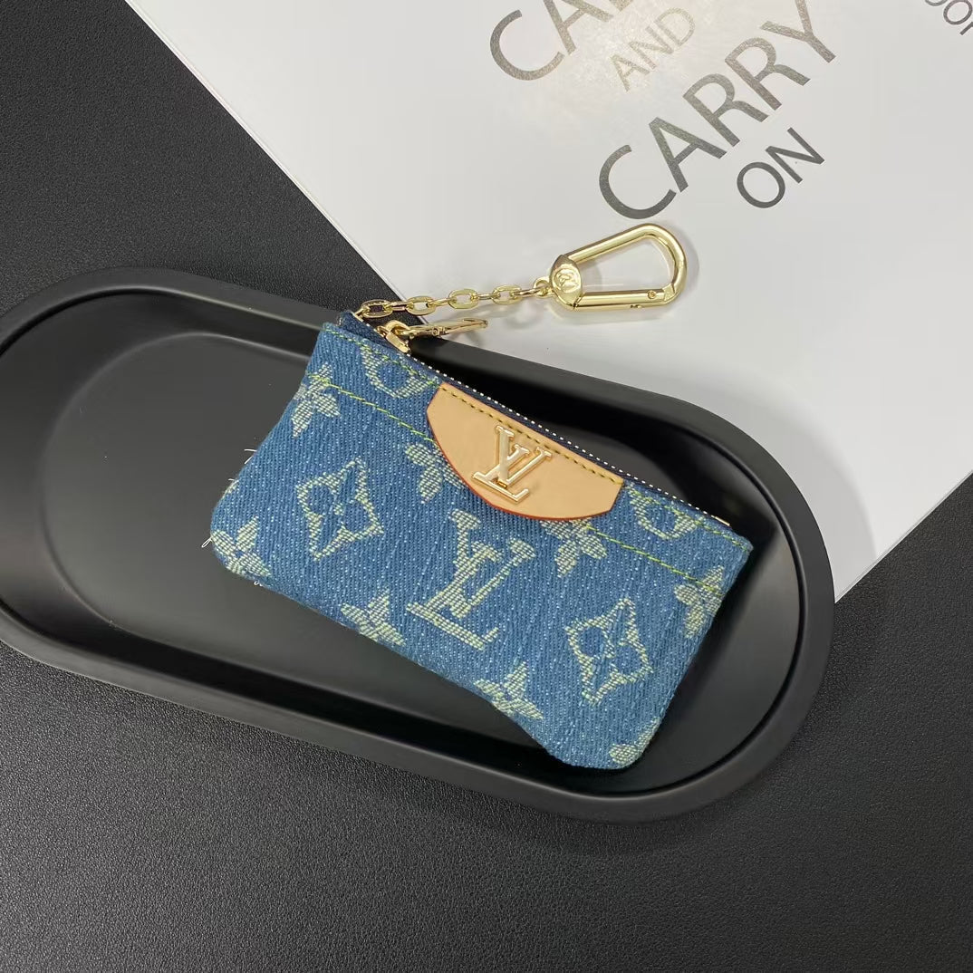 Luxury LV Monogram Coin Pouch – Stylish & Compact Keychain Wallet mysite