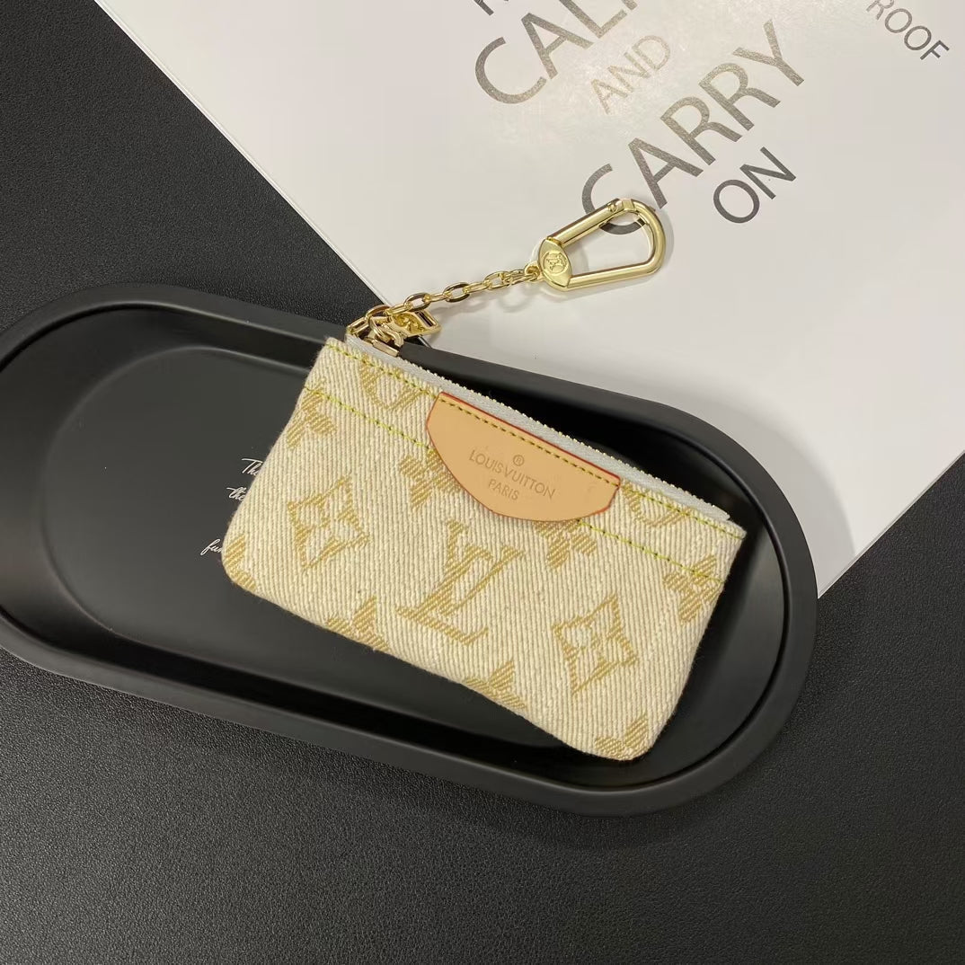 Luxury LV Monogram Coin Pouch – Stylish & Compact Keychain Wallet mysite