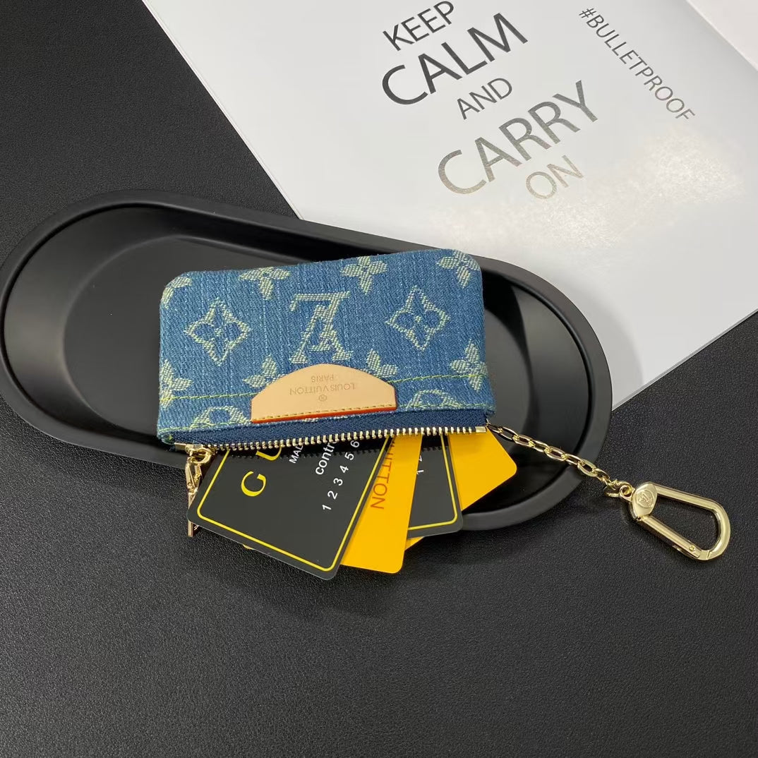 Luxury LV Monogram Coin Pouch – Stylish & Compact Keychain Wallet mysite