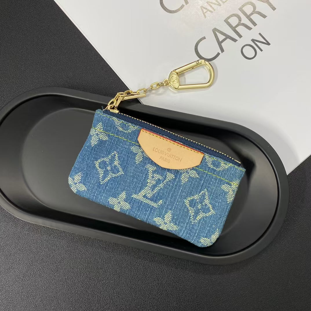 Luxury LV Monogram Coin Pouch – Stylish & Compact Keychain Wallet mysite