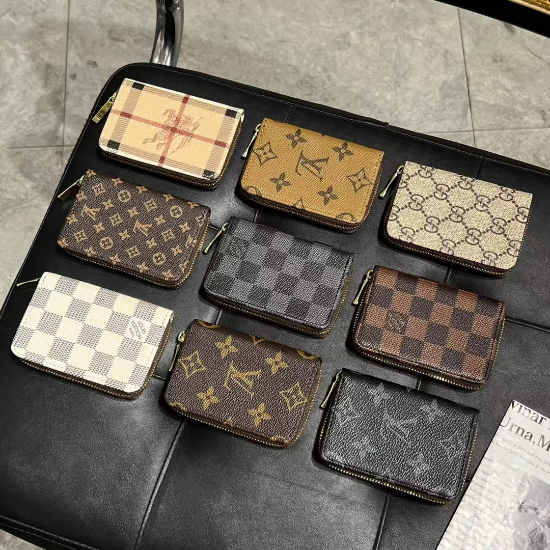 Luxury Monogram Zipper Wallet Collection – LV, GG, and BBR mysite