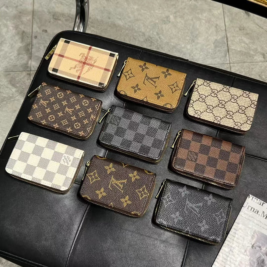 Luxury Monogram Zipper Wallet Collection – LV, GG, and BBR mysite