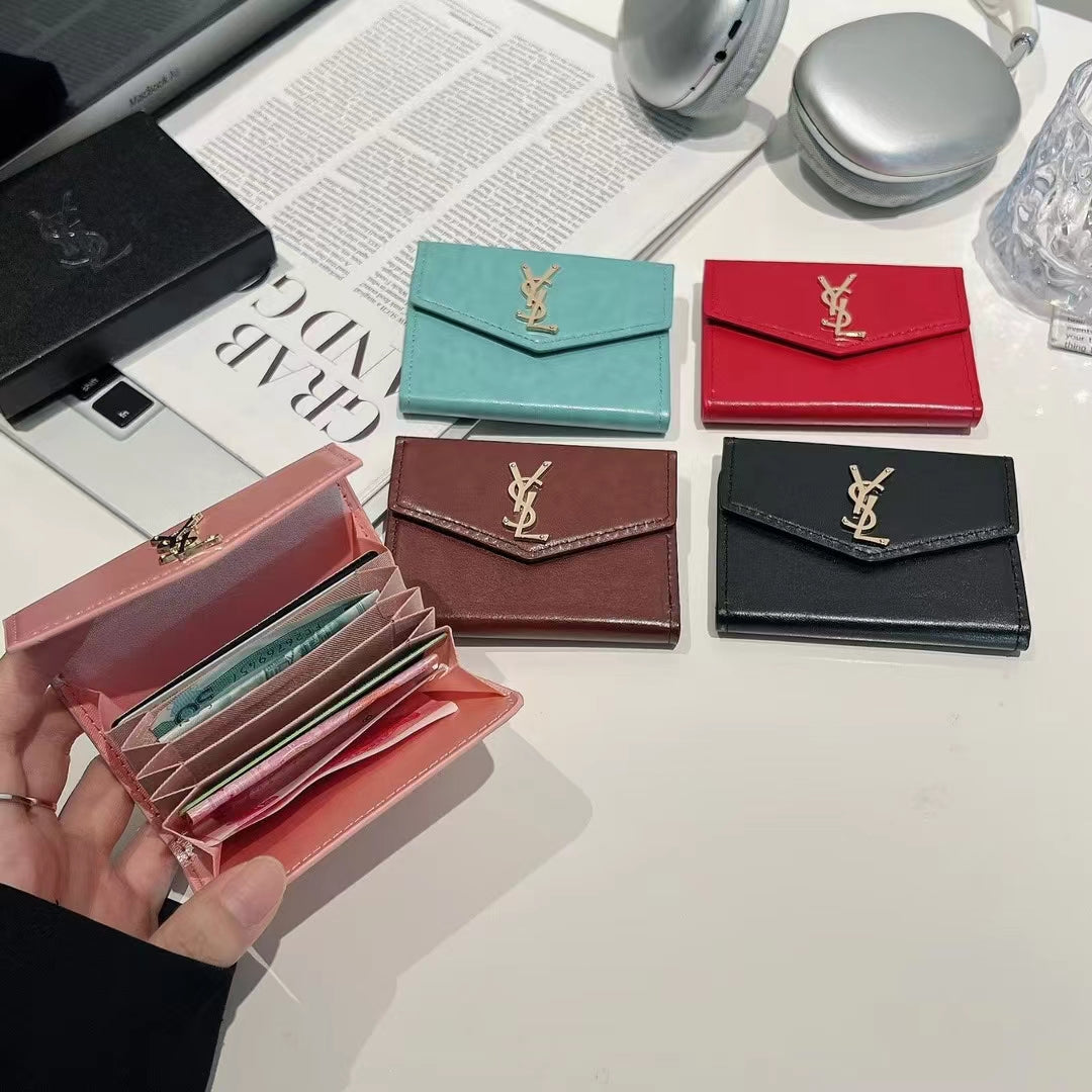 Luxury YLS Inspired Monogram Card Holder Wallet mysite
