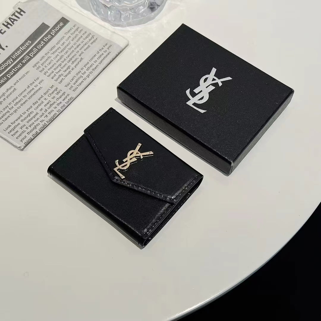 Luxury YLS Inspired Monogram Card Holder Wallet mysite