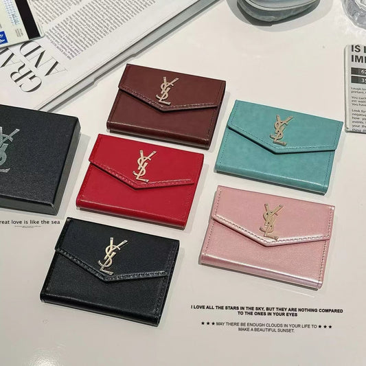 Luxury YLS Inspired Monogram Card Holder Wallet mysite