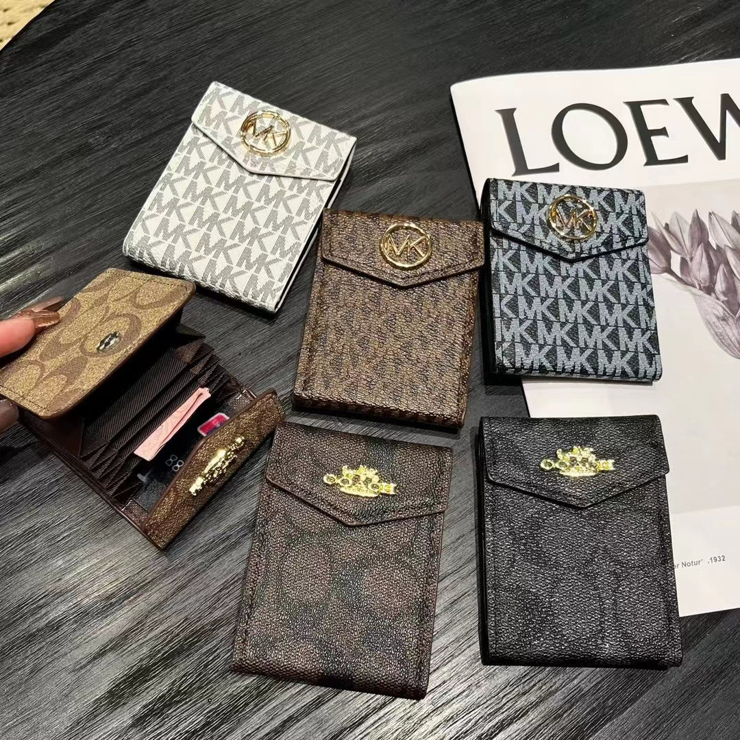 Luxury MK & CO -Inspired Monogram Card Holder Wallets mysite