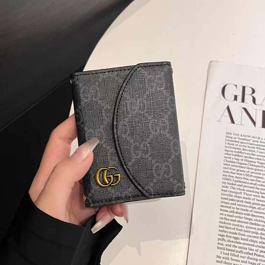 Luxury LV & GG-Inspired Monogram Compact Wallet Collection mysite