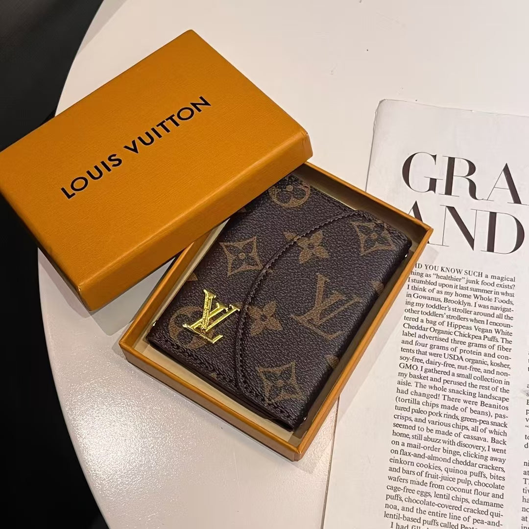 Luxury LV & GG-Inspired Monogram Compact Wallet Collection mysite