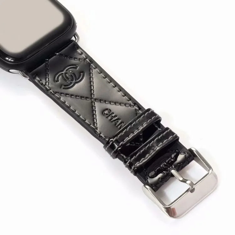 GLOSSY LEATHER APPLE WATCH BAND mysite