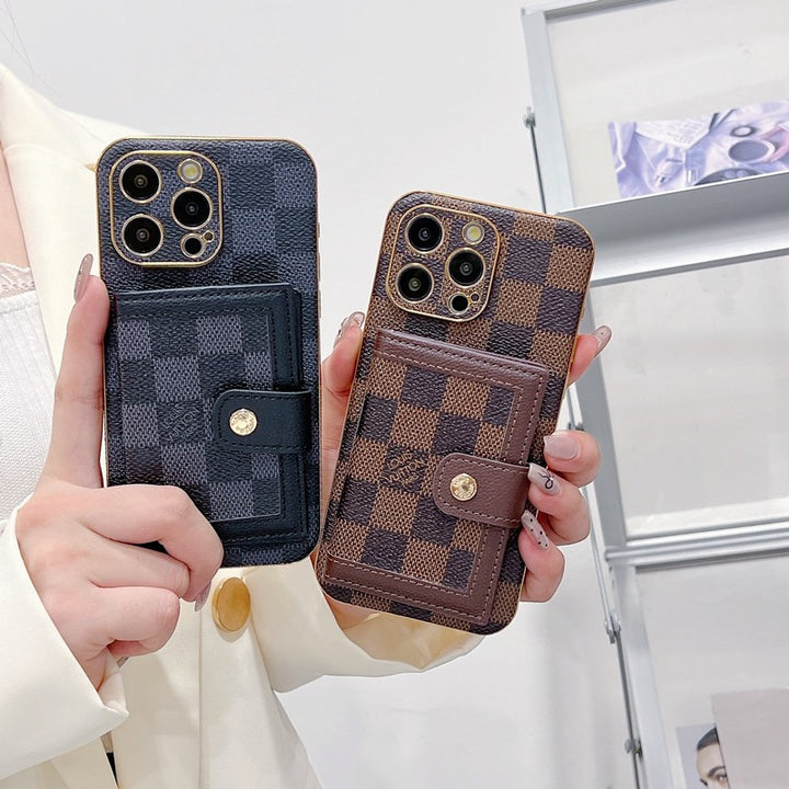 Luxury Classic Color Card Bag Apple iPhone Cases mysite