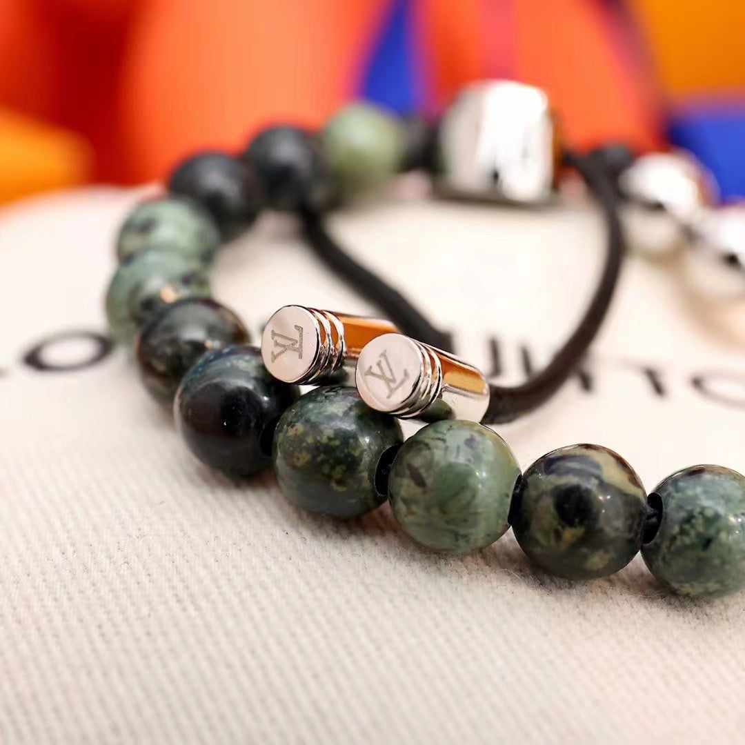 Monogram Adjustable Beads Bracelet mysite