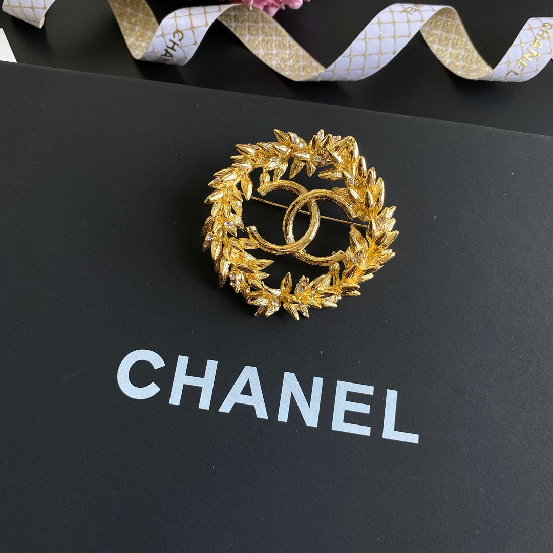 Golden Rice Ear Brooch mysite