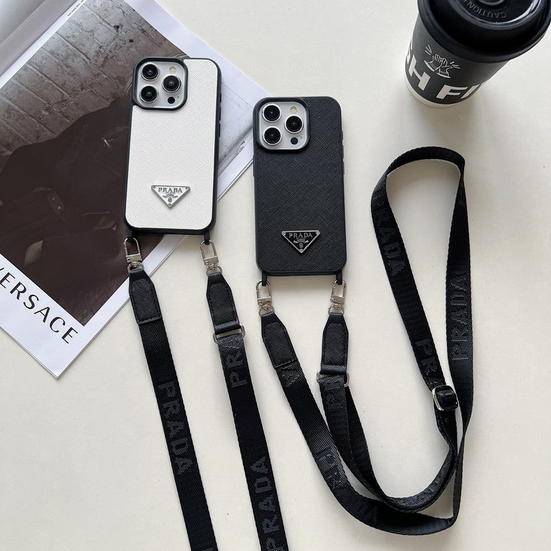 Pra Crossbody Leather iPhone Case mysite