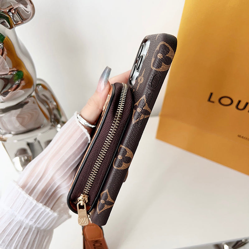 Lou GG Card Holder Chain iPhone Case mysite