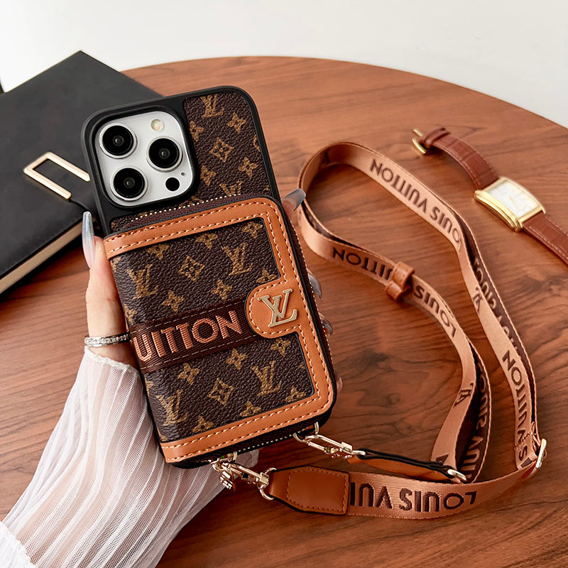 Lou GG Card Holder Chain iPhone Case mysite