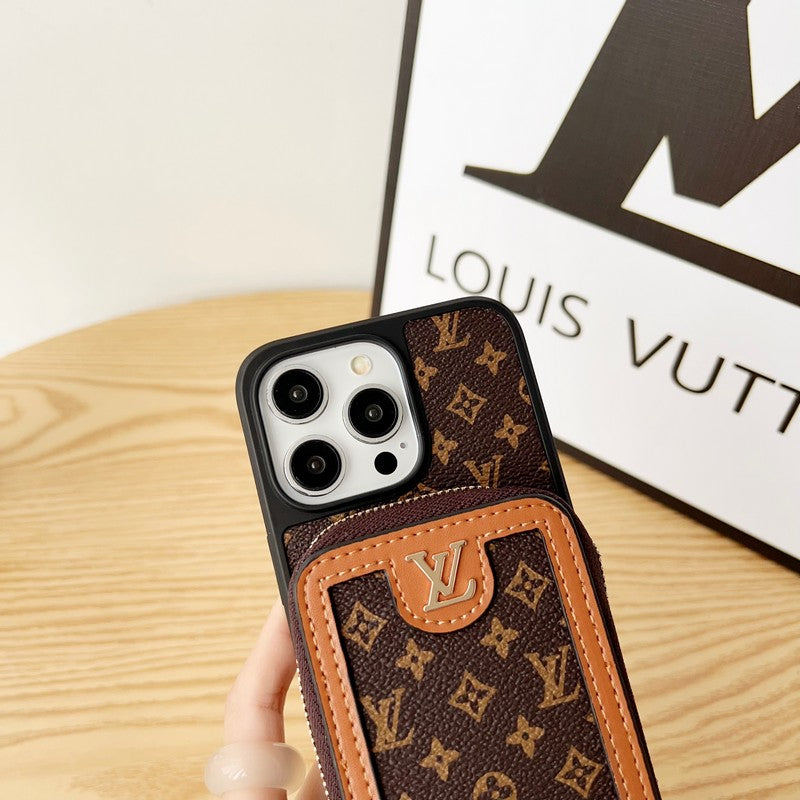 Lou GG Card Holder Chain iPhone Case mysite