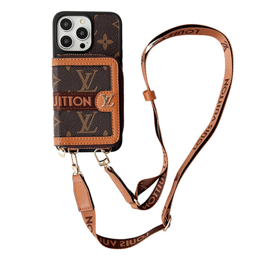 Lou GG Card Holder Chain iPhone Case mysite