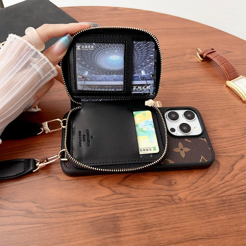 Lou GG Card Holder Chain iPhone Case mysite