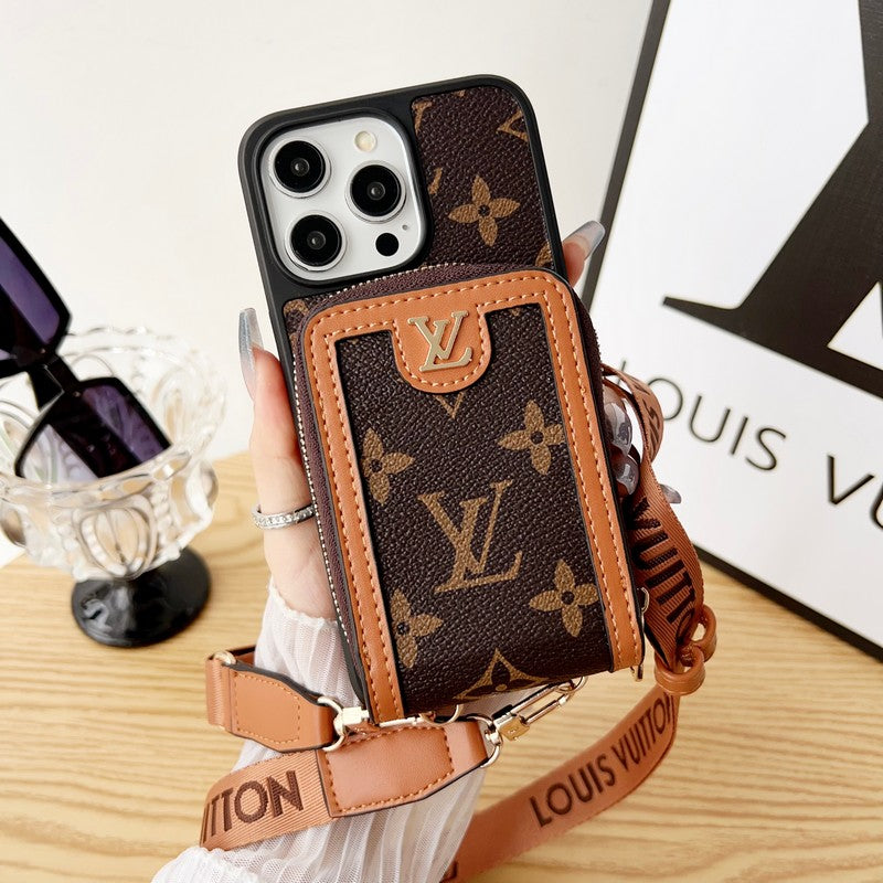 Lou GG Card Holder Chain iPhone Case mysite