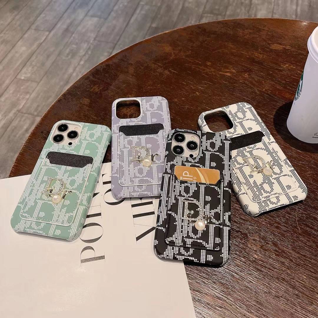 Fashion Lady Case with Card Holder for iPhones mysite